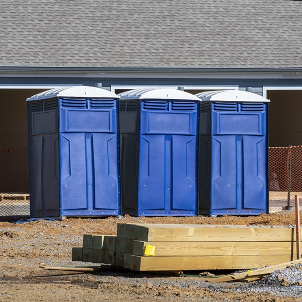 is there a specific order in which to place multiple portable restrooms in Medora North Dakota